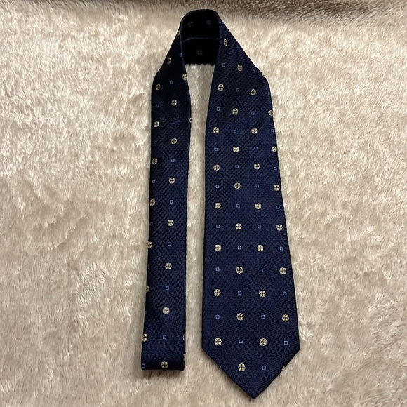 BROOKS BROTHERS Basketweave Flower And Square Tie - Picture 4 of 8